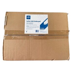 Medline Sofnit 300 Washable Underpad Pink Vinyl Barrier White‎ Twill 34x36 Lot 4
